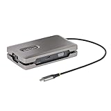 StarTech.com USBマルチハブ/USB-C/2画面/4K60Hz HDMI&VGA/100W/3xUSB/ LAN