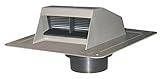Duraflo 6011WW Exhaust Vent with Flap and ATT Collar, Weatherwood by Duraflo