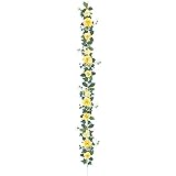 【バラ・ガーランド】ファインローズガーランド(ワイヤー入)(イエロー)