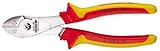 GEDORE 1550993 VDE Power Side Cutter with VDE Insulating Sleeves, 180mm Length [並行輸入品]