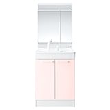 TOTO 洗面化粧台セット(KE) 600mm 凍結防止仕様 2面鏡+2枚扉 ペールピンク KE62BZP
