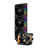 TR Thermalright Levita Vision 360 ARGB Black AIO CPU水冷クーラー、AM5/Intel LGA1851/1700対応、6.67インチ3D曲面スクリーン（解像度2400x1080）、磁気スクリーン、3D/2D動画対応