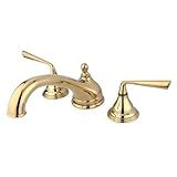 Kingston Brass KS5532ZL Silver Sage ADA Roman Tub Filler, Polished Brass [並行輸入品]