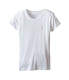 (ポロラルフローレン) Polo Ralph Lauren キッズTシャツ Short Sleeve Knit Tee (Toddler) White 3T Toddler 2歳 [並行輸入品]