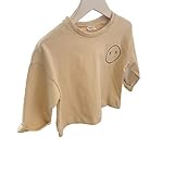タイニーキュート（tinycute) ベビー 女の子　トップス ロングＴシャツ 長袖 秋　冬 　無地　 カジュアル　 綿　 1歳 2歳 90　薄茶色