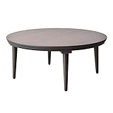 MIYU 円形 90 こたつ 丸いこたつテーブル 脚に一工夫 可愛い コンパクトサイズ ブラウン 曲線を強調したスタイル スッキリ 小さい 国産 円こたつ 北欧 おしゃれ