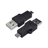 （まとめ）変換名人 変換プラグ USB A（オス）→microUSB（オス） USBA-MC5AN【×20セット】