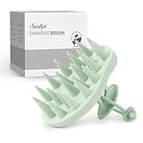 Sndyi スカルプブラシ シリコン シャンプーブラシ 着脱可能フープ付き 頭皮マッサージ 頭皮ケア シャンプーブラシ 女性 頭皮ブラシ 頭皮に優しい 頭皮マッサージ ブラシ 頭皮 痒み止め ヘアブラシ お風呂用 ヘッドブラシ 頭皮洗浄 スキャルプブラシ 滑りにくい オートミール