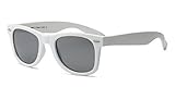 Real Kids Shades Swag Polycarbonates with Mirror Sunglasses (Lens 10 Plus, White Wayfarer Frame/Whit
