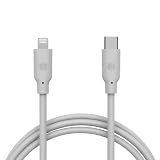 Allite 1.5m USB-C to Lightning [Apple MFi認証] 急速充電ケーブル、iPhone 充電ケーブル、Type-C ライトニングケーブル 、30W対応、超高耐久、タイプC iPhone コード 、（クールフォググレー）