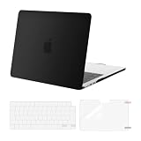 MOSISO 対応機種 MacBook Air 13インチ ケース M5 2026-2022 発売 M4 M3 M2チップ A3449 A3240 A3113 A2681、対応機種 MacBook Air 13.6インチ ケース用 ハードシェルカバー＆(日本語 JIS配列)キーボードカバー＆液晶保護フィルム (ブラック)