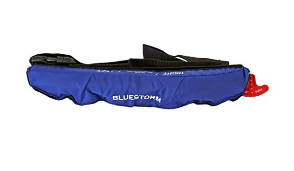 検定品 BSJ-9120 ブラック 大人用最軽量最小設計 ウエストベルトタイプ 国交省認定品 自動膨張式ライフジャケット 高階救命器具 桜マーク付 タイプG