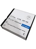 NP-40 電池パック 1500mAh 大容量 バッテリーパック 3.7V PSE認証 リチウムイオン充電池 長時間使用