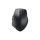 【まとめ 4セット】 BUFFALO バッファロー BSMBB500LBK PremiumFitマウス Bluetooth3.0/BlueLED光学式/静音/5ボタン/横スクロール/Lサイズ ブラック