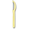 VICTORINOX 7.6075.82 Universal Peeler Sharp Vertical Peeler Light Yellow Ergonomic Handle for Easy Grinding Dishwasher Safe
