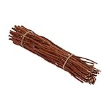 Folpus クラフト用の木の小枝 木の枝スティック 小さな木のスティック DIY クラフト用の木の丸太スティック 写真の小道具 モデル作成オーナメント, 茶色の薄い, 50 個 40 センチメートル