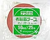 梱包用粘着テープ　テラオカ　オリーブテープ　Ｎｏ．１４１　５０ｍｍｘ２５ｍ