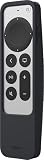 【elago】 Apple TV 4K 2022 / AppleTV 4K 2021 対応 リモコン ケース AirTag 収納 可能 Siri Remote コントローラー 用 耐 衝撃 シリコン ケース 落下防止 用 ストラップ 付属 カバー [ AppleTV4K 第3世代 / アップルTV 4K 第2世代 対応 ] R5 CASE ブラック