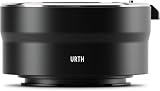 Urth マウントアダプター (Leica Rレンズ → Sony Eカメラマウント 変換) 対応フレームライン: 50-75mm カメラ用アダプター マウント変換 (手動/マニュアル/反射防止)