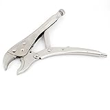 uxcell　万力　プライヤー　グリップ　ロック　　曲がったあご　シルバートン