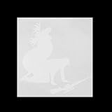 Sedeta® トレーラー心電図ステッカーウォール車の窓スイッチデカールデコレーション19x9CM 白