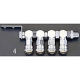 エスコ Ｇ１／２”／３連マルチ連結自在カップリング EA140DL-3