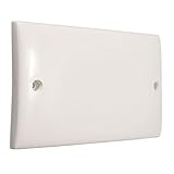 83x58x35mmプラスチック電気メッキウォールソケットブランキングプレートカバー