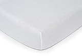 Bon Bonito Soft & Comfort 100% Cotton Jersey Knit Fitted Sheet 300 thread count (39x75, Gray) by Bon