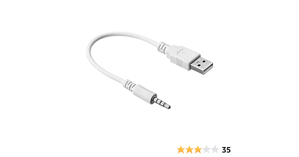 Amazon Sienoc 3 5mm Auxオーディオプラグ Usb 2 0男性用充電ケーブルアダプタコード Ipod Shuffle Ii用 Sienoc デジタルオーディオ専用ケーブル