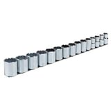 Blackhawk By Proto 315-M Point Drive Metric Socket Set, 1/2-Inch, 15-Piece [並行輸入品]