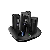 miraiON WSTステーション型4連モバイルバッテリー 5000mAh Type-C PD PSE WP035-4CBSET