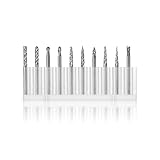 DSPIAE GH-10 タングステンリュータービット10本セット【日本正規代理店】, シルバー
