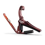 Kyser (カイザー) クイックチェンジ カポタスト 6弦アコースティックギター用, ローズウッド, KG6RW