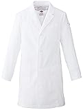 [ディッキーズ] ドクターコート 医療 白衣 医師 メンズ ストレッチ シングルコート メディカル 1537PR ホワイト S (日本サイズS相当)