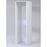 1cmピッチ隙間収納収納BOX yh-166-wh ホワイト D44.5用3連