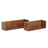 arne 壁掛け棚 ウォールラック 大小同色2個セット WallBoxSeven Ctype ブラウン