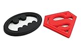 Bumkins - DC Comics Silicone Teether Combo Pack - Superman & Batman by Bumkins [並行輸入品]