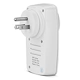 Fosaミニホームアウトレットインサイドウォールソケット Wifiスマートプラグ（デュアルプラグ付き）音声制御（アレクサ・タイマー）リモートコントロール エレクトロニクス90-250V(ホワイト US