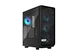 Fractal Design Meshify 2 Compact RGB Black TG Light tint コンパクトサイズ ATX ミドルタワー PCケース USB Type-C・RGBファン搭載モデル ブラック FD-C-MES2C-06 CS8103