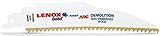 LENOX Tools 210886066GR Gold Power Arc Demolition Reciprocating Saw Blade, For Demolition, Nail-Embe