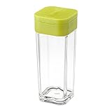 山崎実業 塩 コショウ 入れ スパイスボトル アクア グリーン 2881