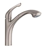 Hansgrohe 4076861 Allegro E単穴キッチン蛇口低フロー、スチールOptik