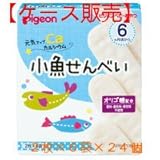 ピジョン 元気アップカルシウム [小魚せんべい]6ヶ月頃から 2枚×6袋×24個