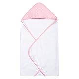 Trend Lab Sky Dot Hooded Towel, Pink by Trend Lab