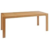 オーク材天然木の伸長式ダイニングテーブル