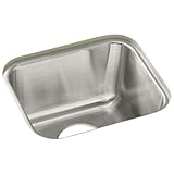 Sterling UCL1515 Springdale 14-inch by 12-inch Under-mount Single Bowl Bar Sink, Stainless Steel [並行