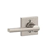 Schlage F170 LAT 619 COL Collins Trim Latitude Non-turning Lever, Satin Nickel [並行輸入品]