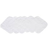 Mum2Mum [ マムトゥーマム ] Face Washers (6 Pack) フェイス ウォッシャー White ホワイト×6 m2fw-14111 タオル・ハンカチ [並行輸入品]