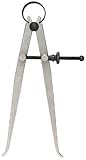 General Tools 454-10 Flat Leg Inside Calipers, 10 inches [並行輸入品]