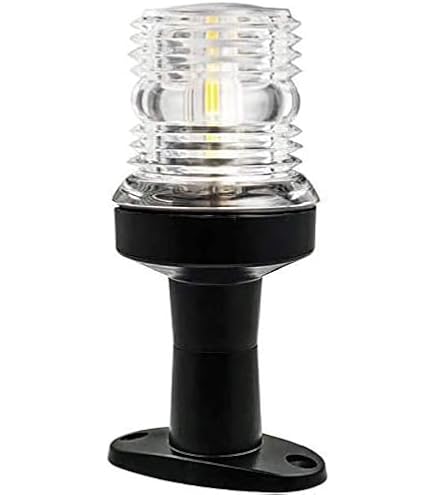 Anchor Light 360 Degree Around 2NM Visible White LED Boat Navigation Lights IP65 Waterproof for Boat Hunting 2W 10 To 24V